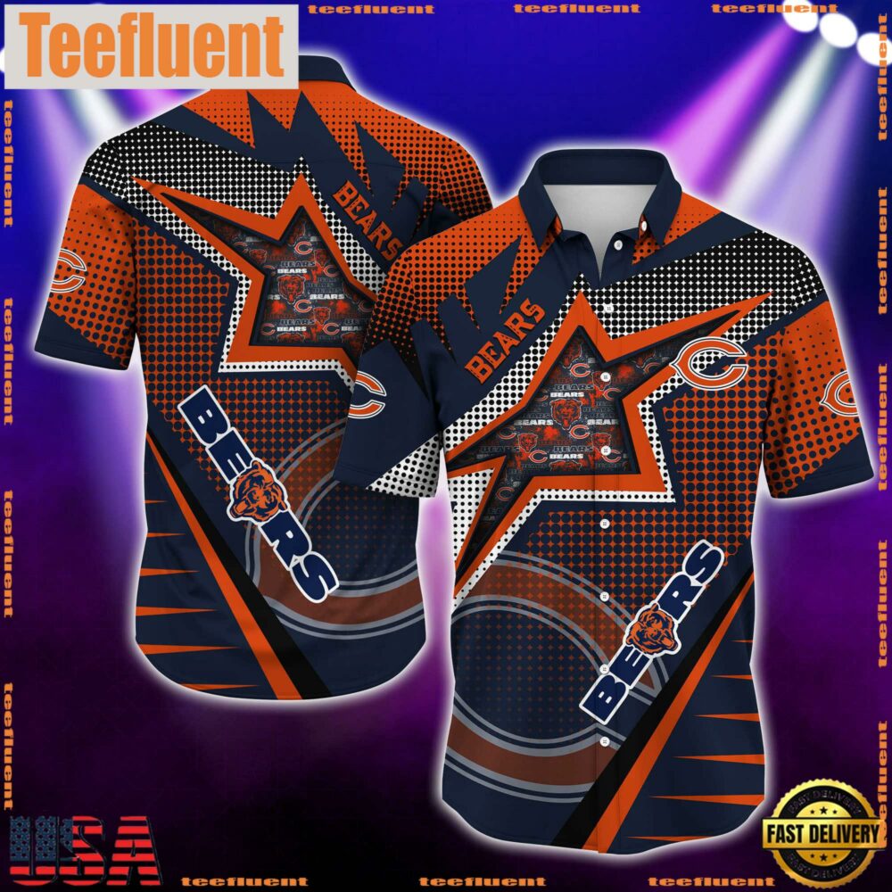 NFL Chicago Bears Special Football Team Star Hawaiian Shirts