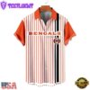 NFL Cincinnati Bengals Classic Retro Mascot Line Summer Beach Hawaiian Shirt