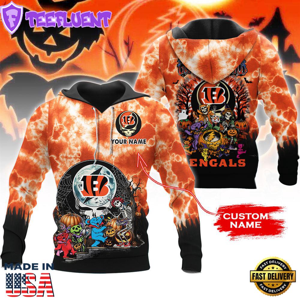 Nfl Cincinnati Bengals Custom Name 3d Shirt