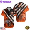 NFL Cincinnati Bengals Football American Flag Mascot Custom Name Hawaiian Shirt