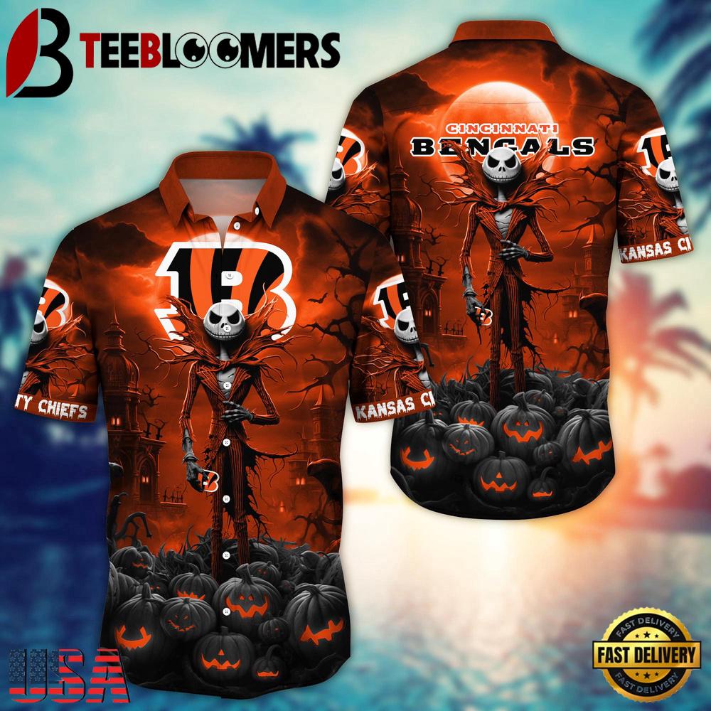 NFL Cincinnati Bengals Halloween Jack Hawaiian Shirt