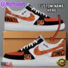 NFL Cincinnati Bengals Logo Team Design Custom Air Force 1 Shoes