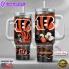 NFL Cincinnati Bengals Mickey Mouse Custom Stanley Quencher 40oz Stainless Steel Tumbler With Handle