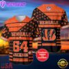 NFL Cincinnati Bengals Personalized American Flag Baseball Jersey
