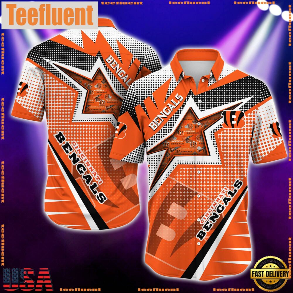 NFL Cincinnati Bengals Special Football Team Star Hawaiian Shirts