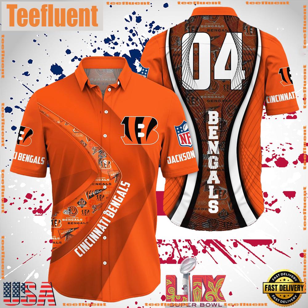 NFL Cincinnati Bengals Super Bowl LIX Fans Custom Hawaiian Shirt
