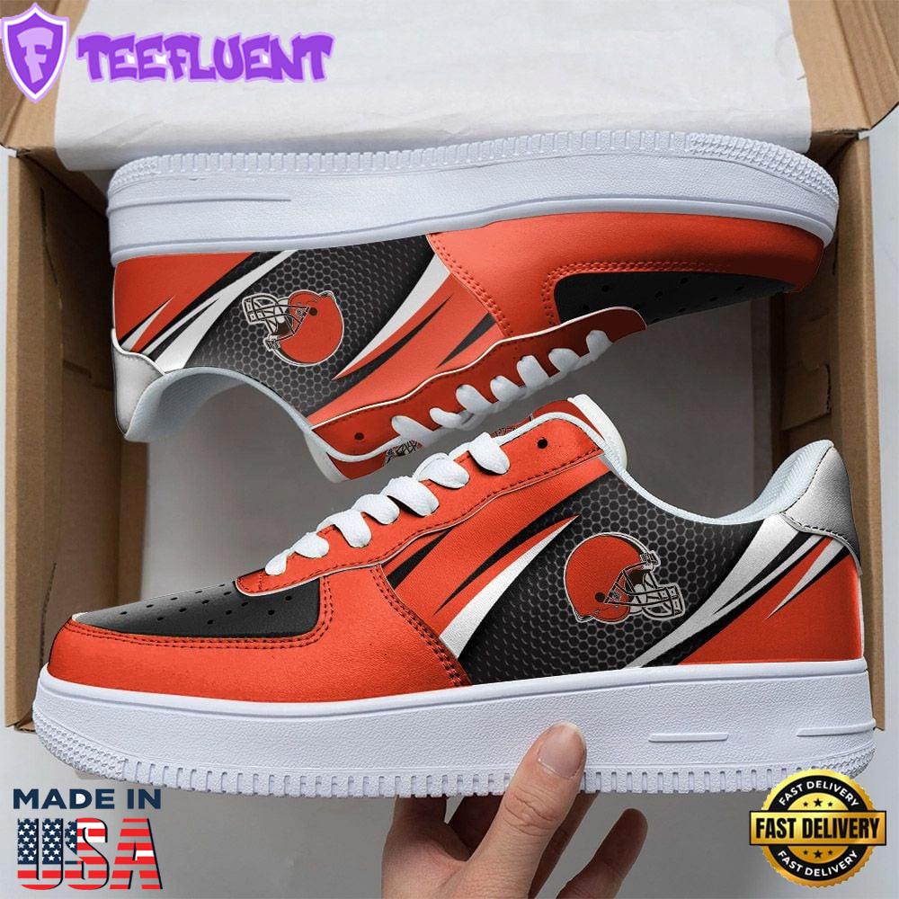 NFL Cleveland Browns Air Force 1 Sneakers For Man And Women