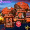NFL Cleveland Browns Personalized American Flag Baseball Jersey