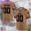 NFL Cleveland Browns Personalized V-neck Football Jersey Sport Gifts For Fan