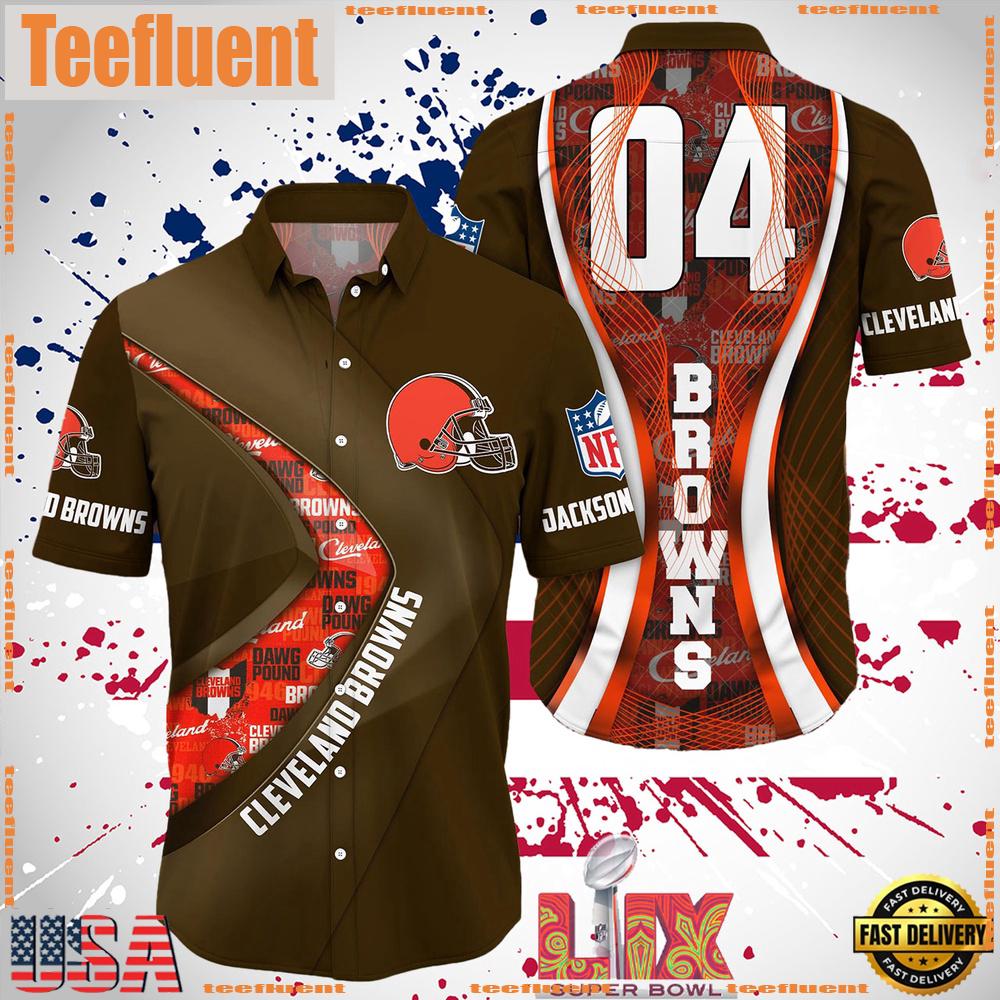 NFL Cleveland Browns Super Bowl LIX Fans Custom Hawaiian Shirt