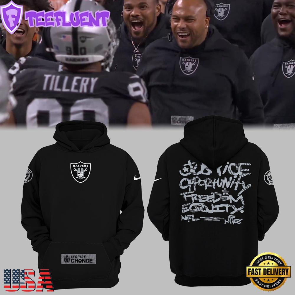 NFL Coach Antonio Pierce Las Vegas Raiders Nation Hoodie