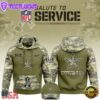 NFL Dallas Cowboys 2024 Salute to Service Club Green Camo Hoodie Best Veterans Day Gift