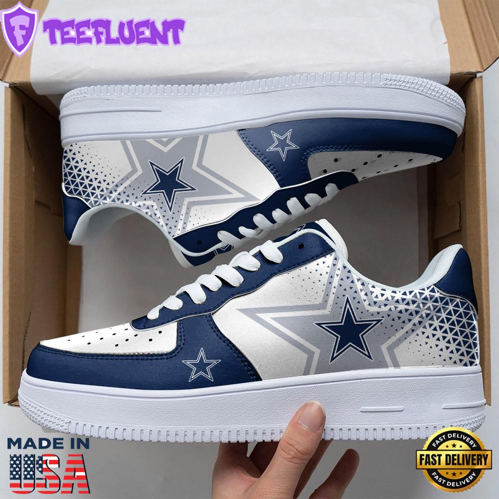 NFL Dallas Cowboys Air Force 1 Sneakers For Fans