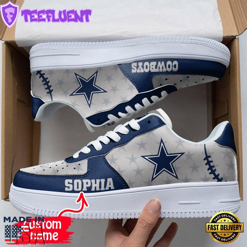NFL Dallas Cowboys Air Force 1 Sneakers For Man And Women