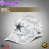 NFL Dallas Cowboys Arctic White Camo 2024 Salute to Service Baseball Cap