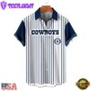NFL Dallas Cowboys Classic Retro Mascot Line Summer Beach Hawaiian Shirt