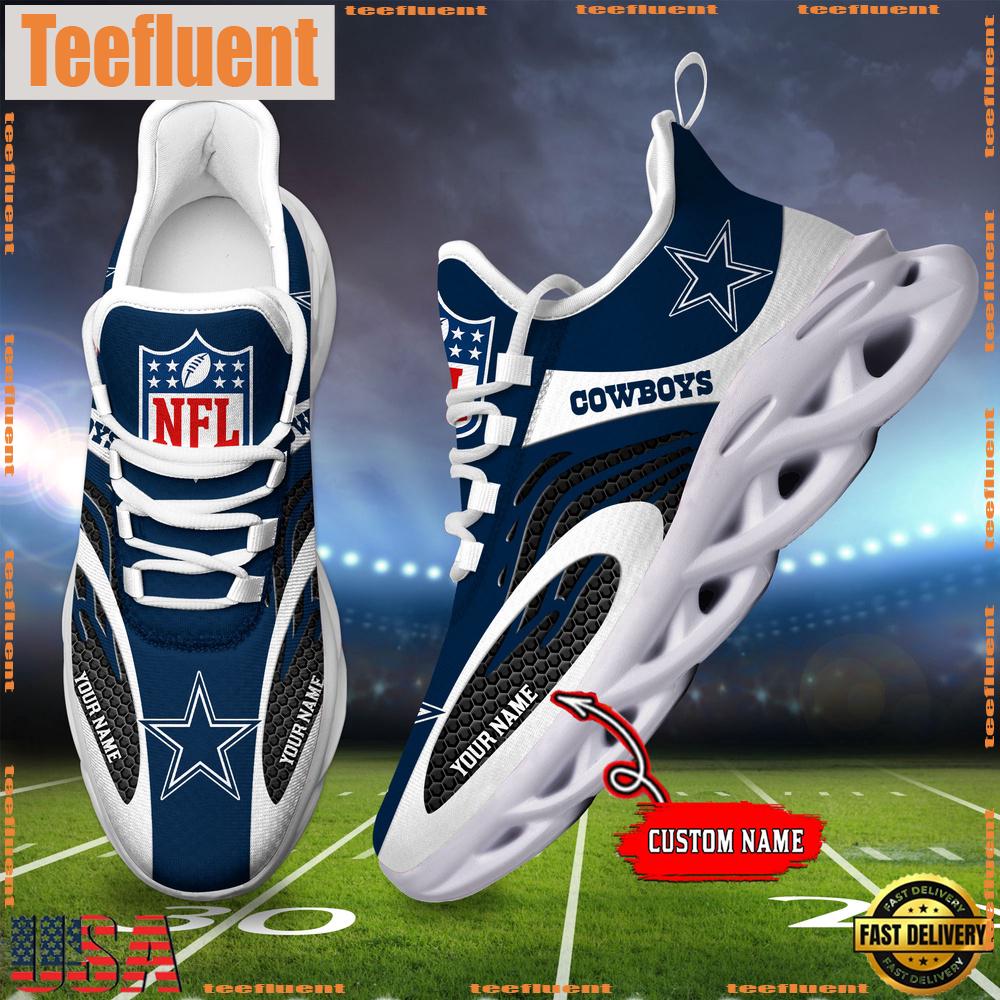 NFL Dallas Cowboys Custom Max Soul Shoes