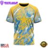 NFL Dallas Cowboys Football Childhood Cancers All Over Print T-Shirt