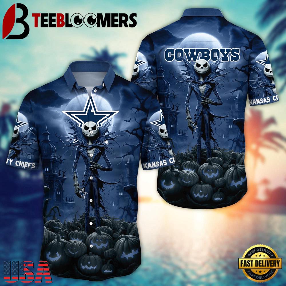 NFL Dallas Cowboys Halloween Jack Hawaiian Shirt