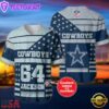 NFL Dallas Cowboys Personalized American Flag Baseball Jersey