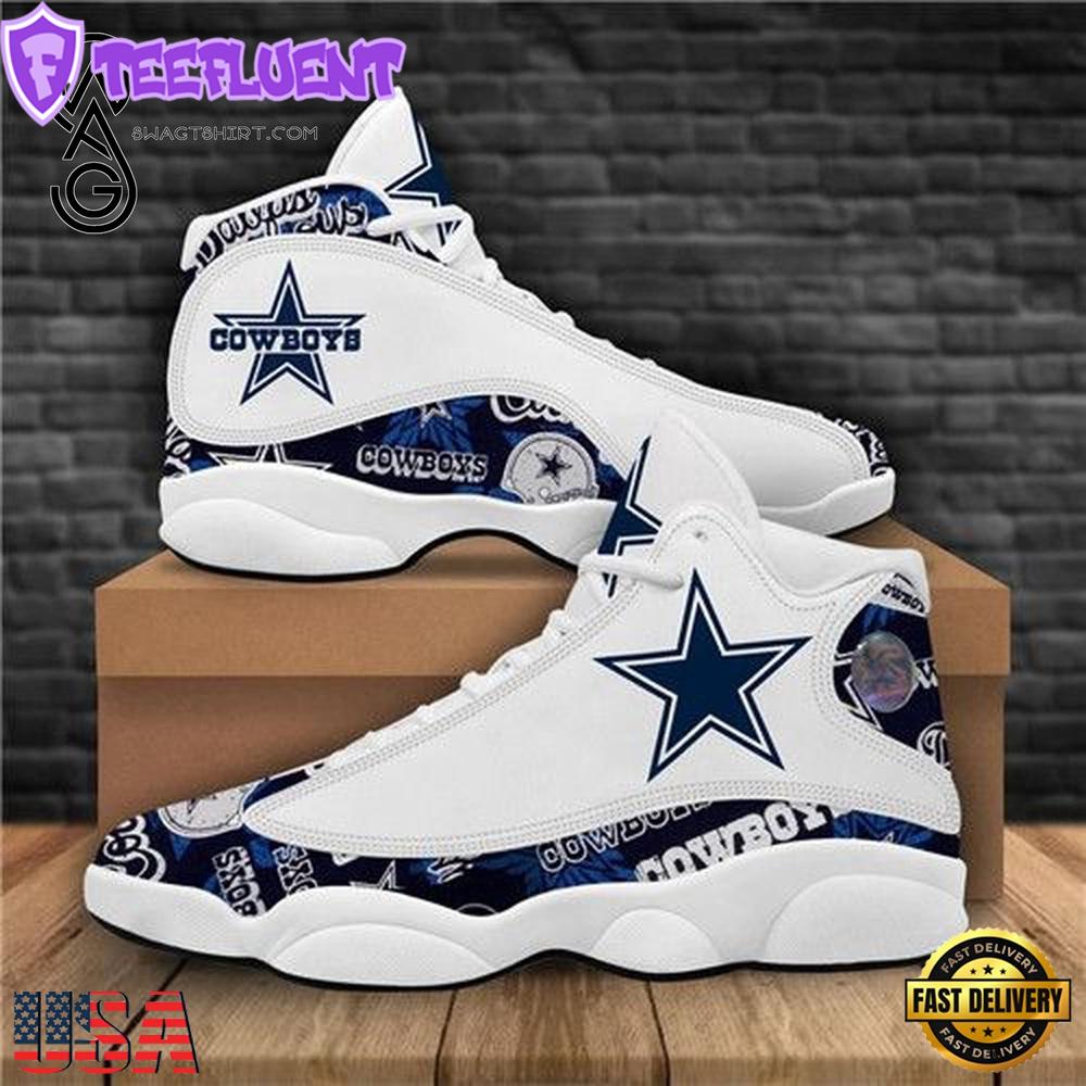 NFL Dallas Cowboys Sport Team Air Jordan 13 Shoes - Gift For Fans