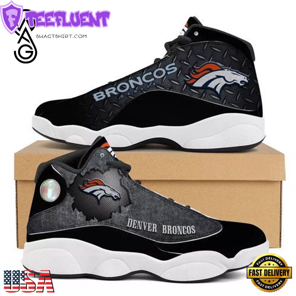 NFL Denver Broncos Air Jordan 13 Shoes - Gift For Fans