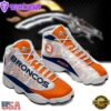 NFL Denver Broncos Blue Orange Air Jordan 13 Sneaker Shoes - Gift For Fans