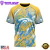 NFL Denver Broncos Football Childhood Cancers All Over Print T-Shirt