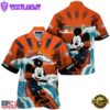 NFL Denver Broncos Mickey Mouse Surfing Custom Name Hawaiian Shirt