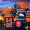NFL Denver Broncos Personalized American Flag Baseball Jersey