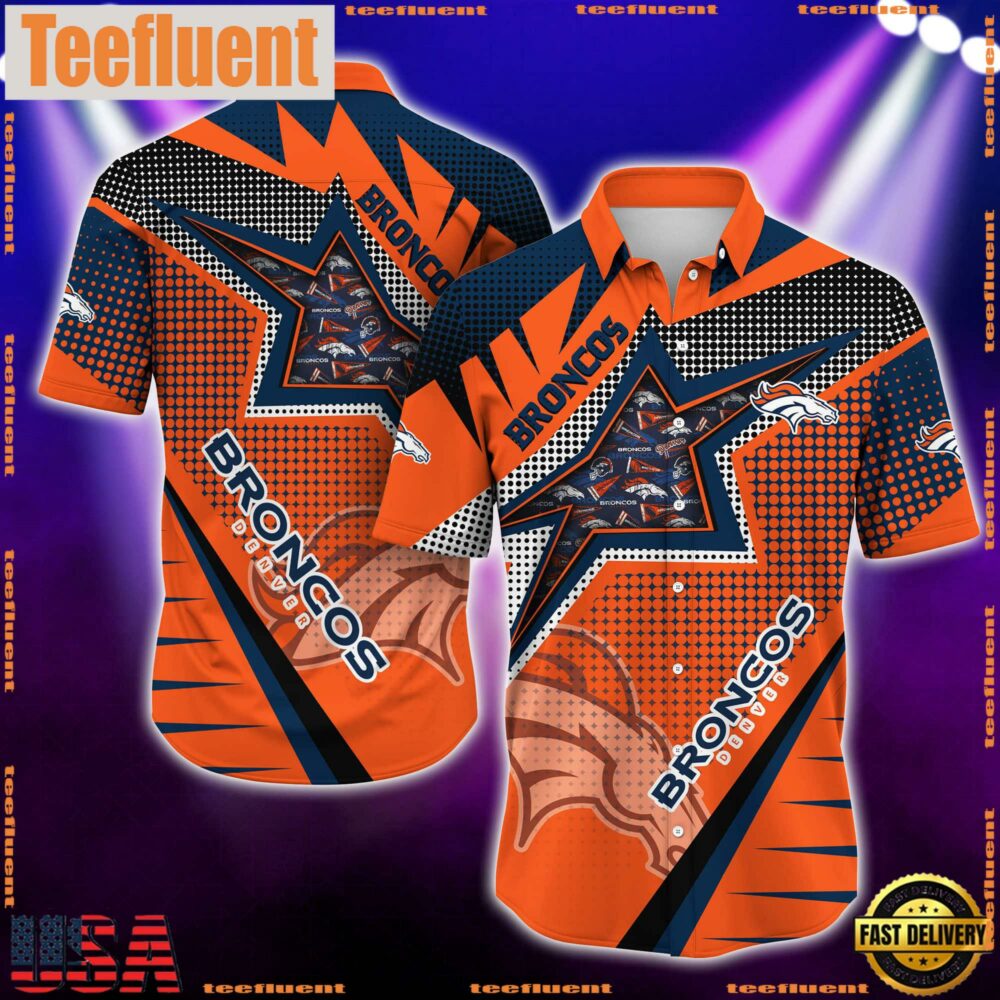 NFL Denver Broncos Special Football Team Star Hawaiian Shirts