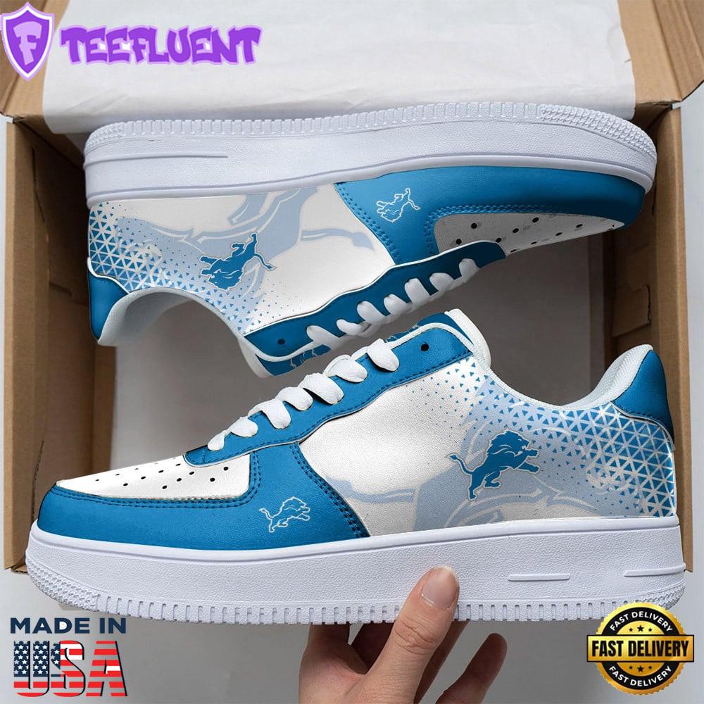 NFL Detroit Lions Air Force 1 Sneakers Sport Gift Summer