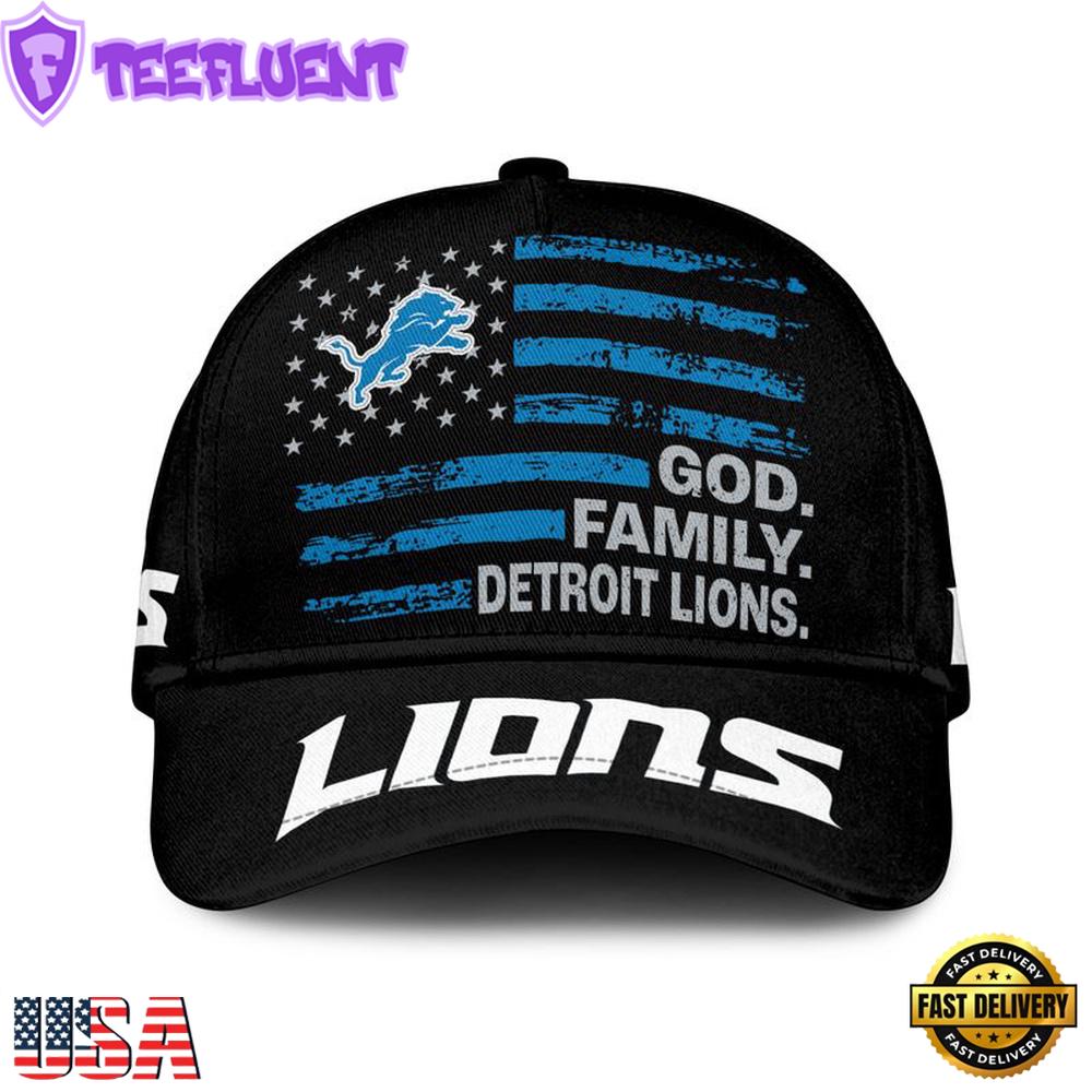 NFL Detroit Lions American Flag Classic Cap For Mens NFL Detroit Lions American Flag Classic Cap For Mens