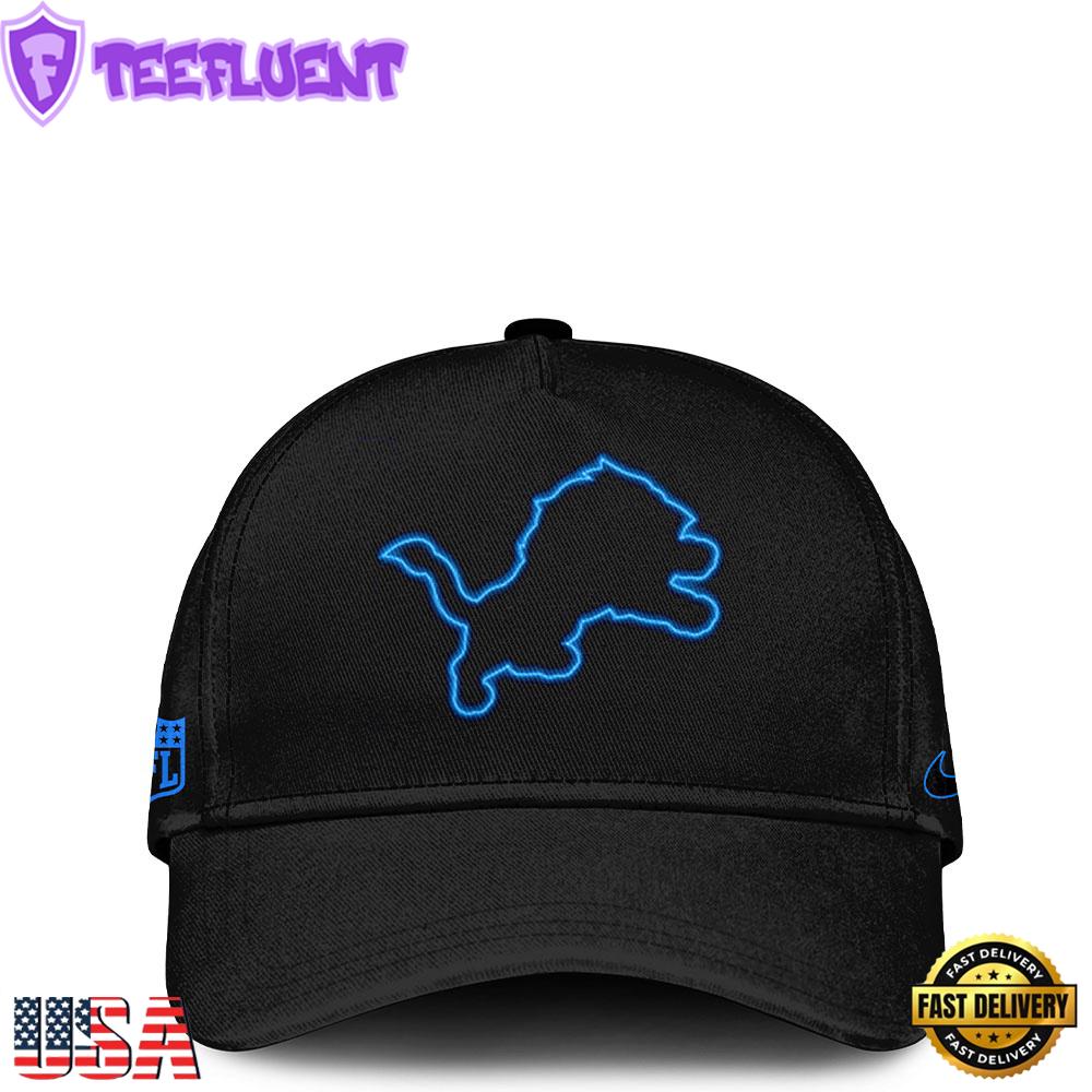 NFL Detroit Lions Back In Black Baseball Cap