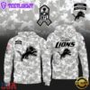 NFL Detroit Lions Camo 2024 Salute to Service Hoodie