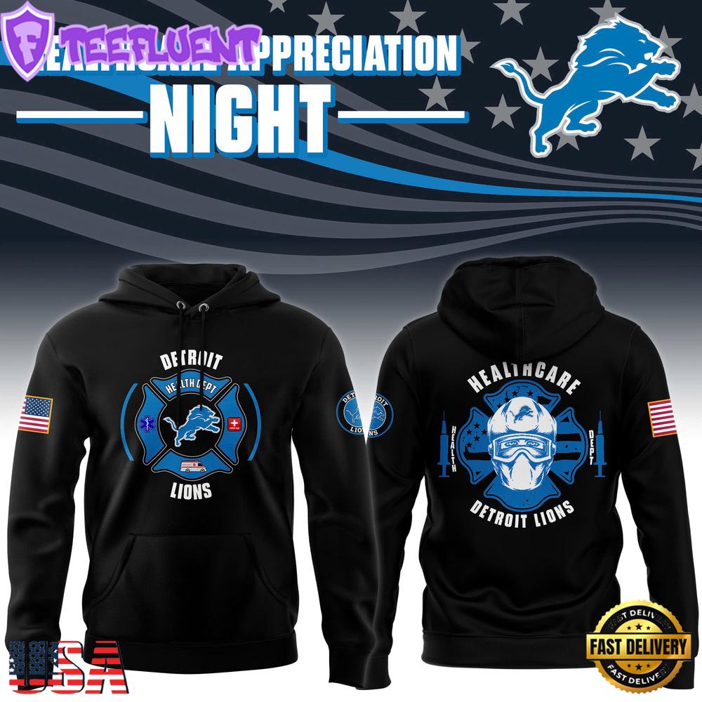 NFL Detroit Lions Healthcare Appreciation Night Hoodie