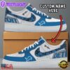 NFL Detroit Lions Logo Team Design Custom Air Force 1 Shoes