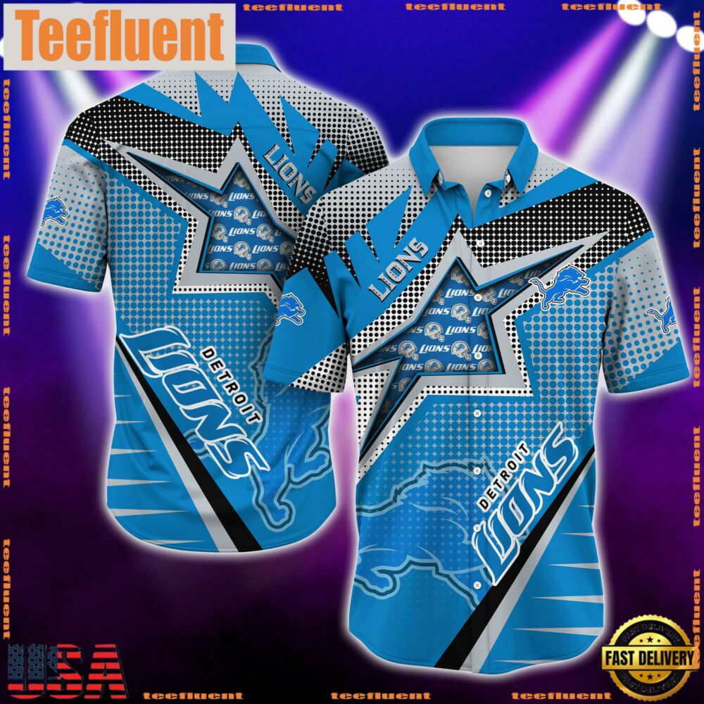 NFL Detroit Lions Special Football Team Star Hawaiian Shirts