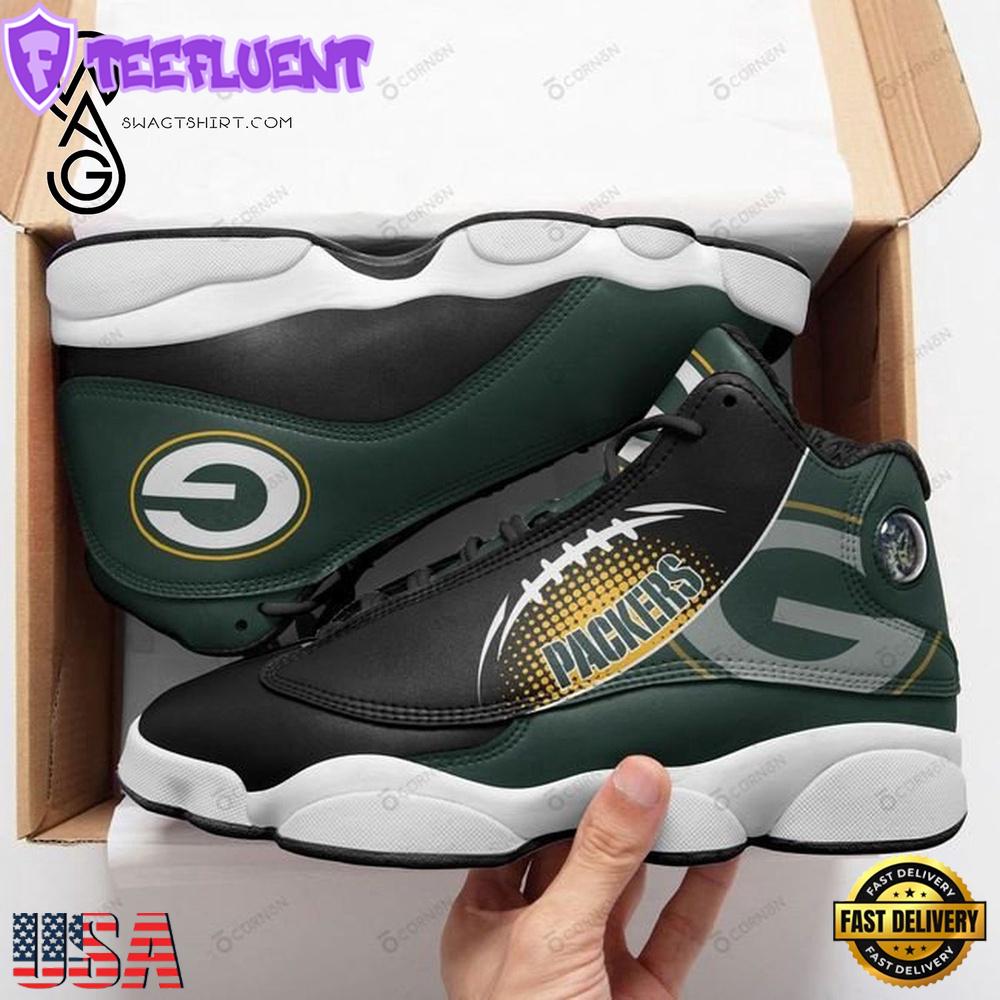 NFL Green Bay Packers Air Jordan 13 Shoes 2 - Gift For Fans