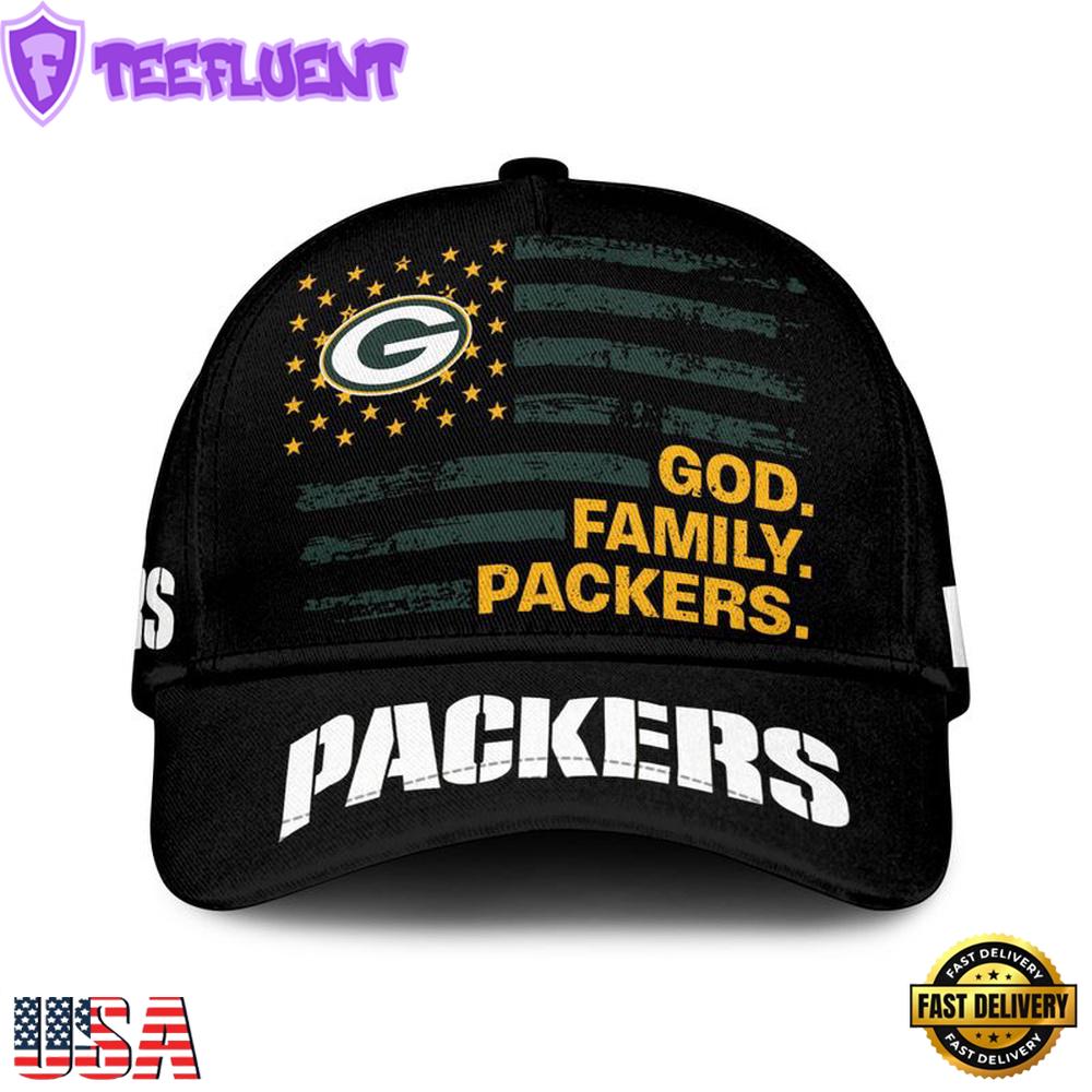 NFL Green Bay Packers American Flag Classic Cap