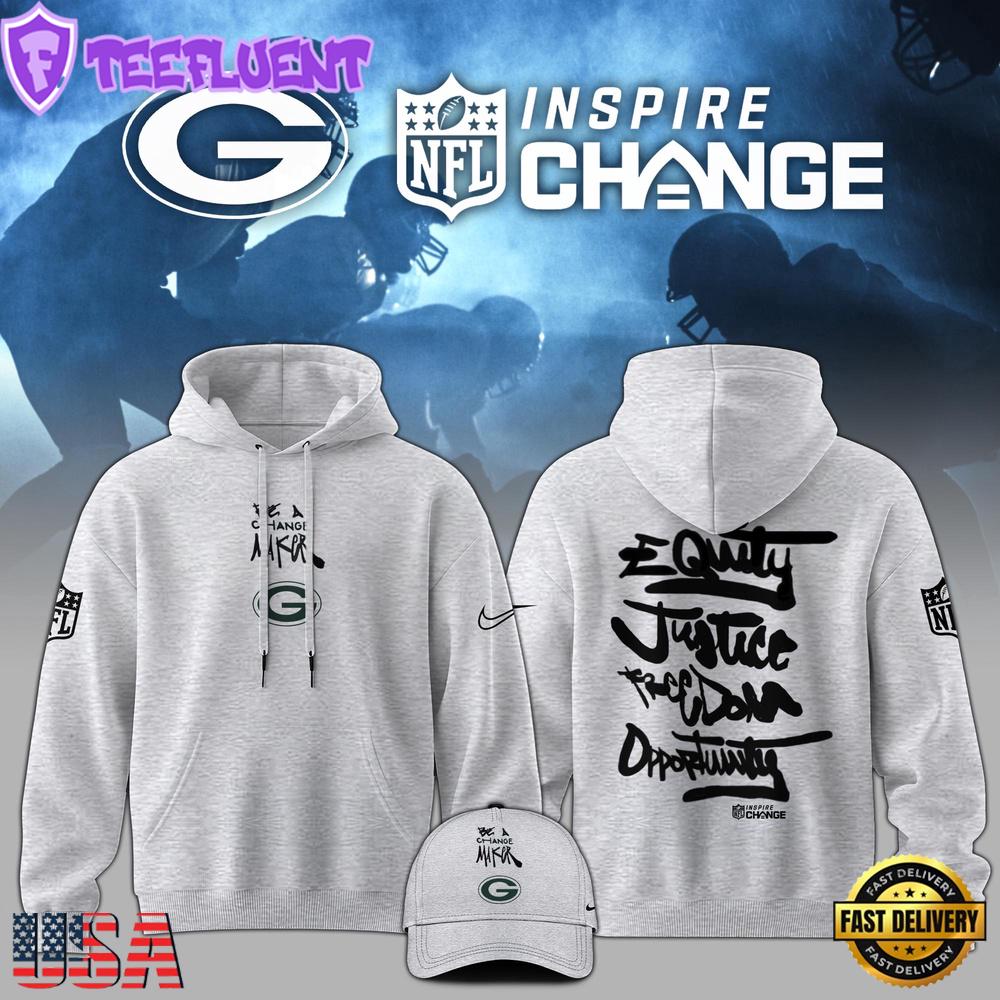 NFL Green Bay Packers Be A Change Maker Hoodie