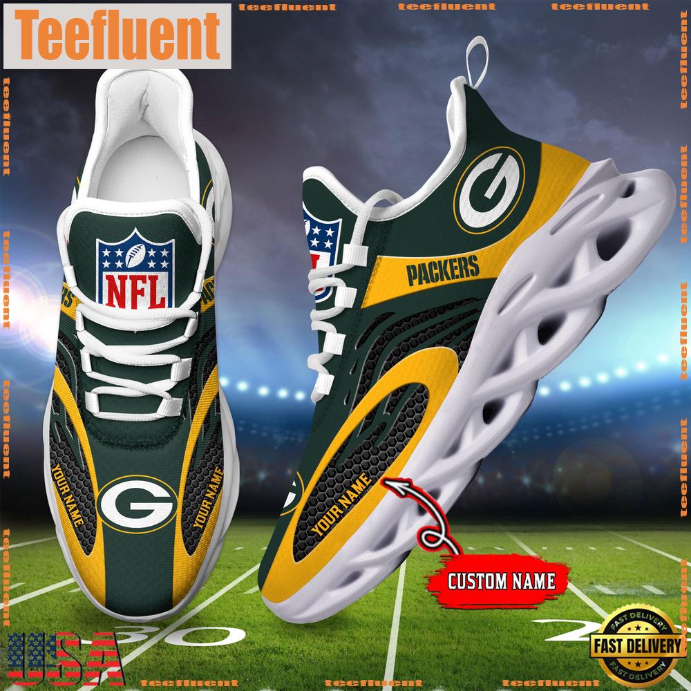 NFL Green Bay Packers Custom Max Soul Shoes