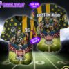NFL Green Bay Packers Eagle US Flag x Veterans Custom Baseball Jersey