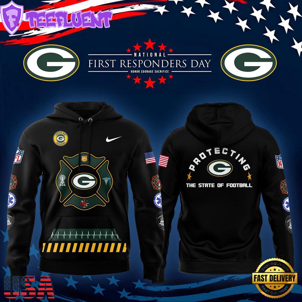 NFL Green Bay Packers First Responders Day Hoodie