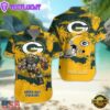 NFL Green Bay Packers Football Mascot Custom Name Hawaiian Shirt