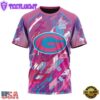 NFL Green Bay Packers Football Team Breast Cancer 3D T-Shirt