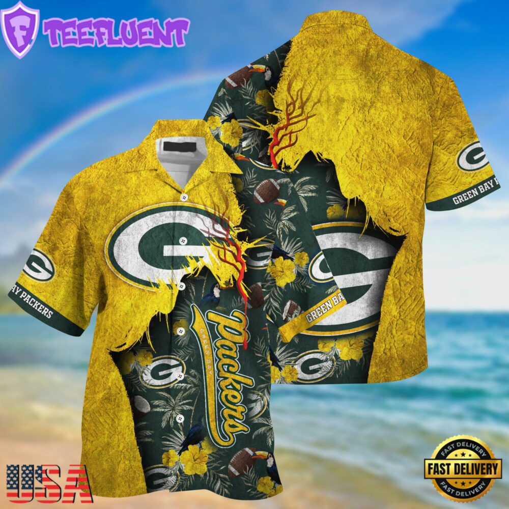 NFL Green Bay Packers Football Team Summer God Hawaii Shirt