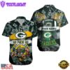 NFL Green Bay Packers Mascot Football Hawaiian Shirt