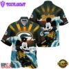 NFL Green Bay Packers Mickey Mouse Surfing Custom Name Hawaiian Shirt