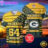 NFL Green Bay Packers Personalized American Flag Baseball Jersey